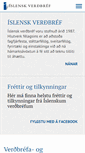 Mobile Screenshot of iv.is